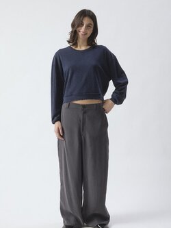 American Vintage SON02IG top Navy blue vintage