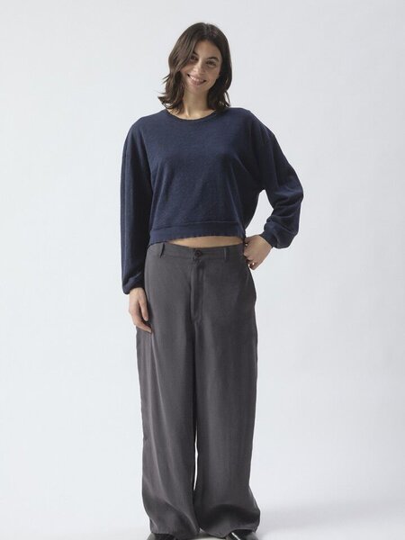 American Vintage SON02IG top Navy blue vintage