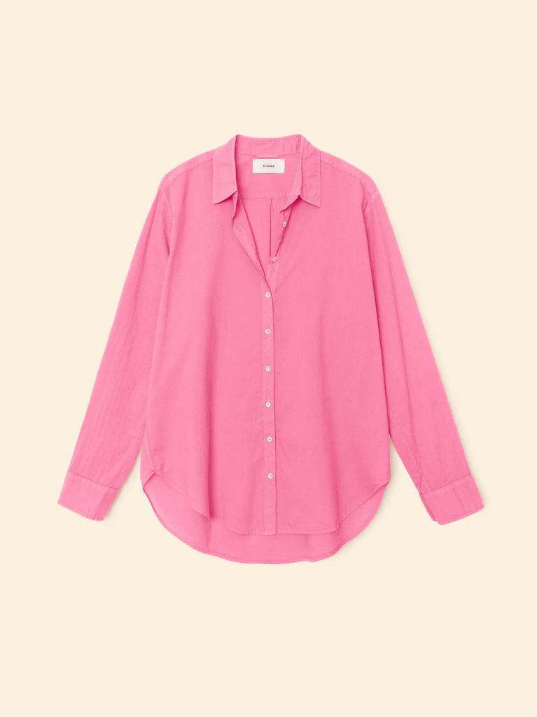 Xirena Beau shirt  Berry rose