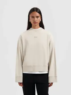 OLAF Retro logo crewneck Cement