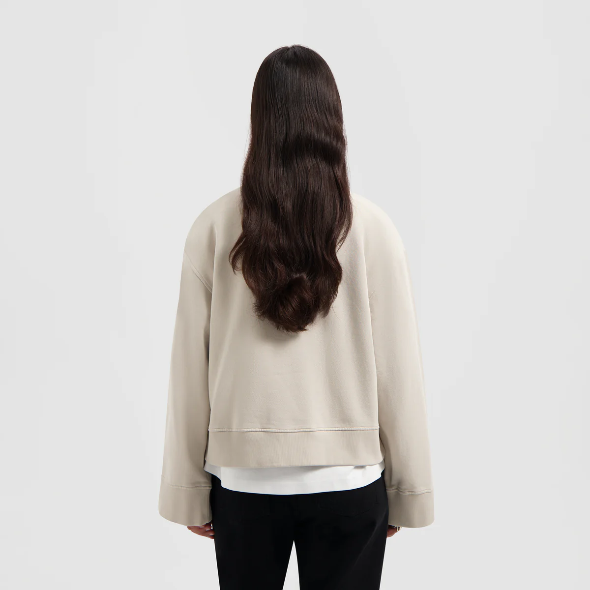 OLAF Retro logo crewneck Cement