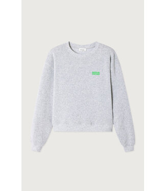 American Vintage EVO03A sweater Gris clair chine