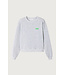 American Vintage EVO03A sweater Gris clair chine
