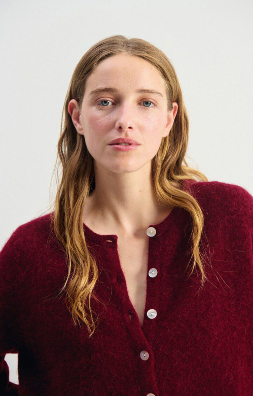 American Vintage VITO19E vest Cerisier chine