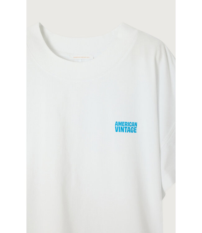 American Vintage GIX02B t-shirt Blanc