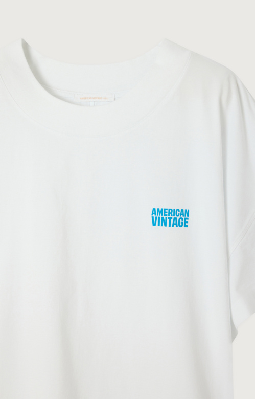 American Vintage GIX02B t-shirt Blanc