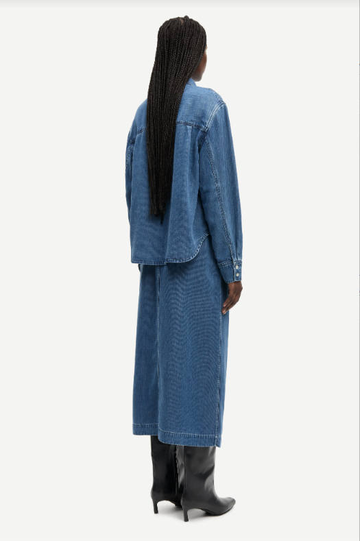 Samsoe Samsoe Sabexy shirt Medium denim blue