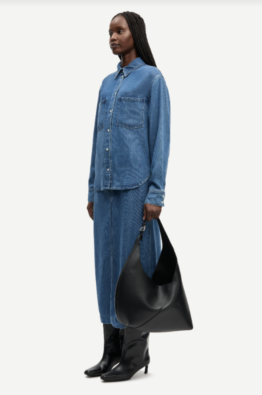 Samsoe Samsoe Sabexy shirt Medium denim blue