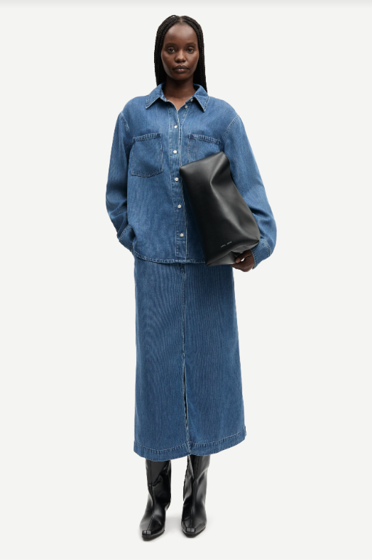 Samsoe Samsoe Sabexy shirt Medium denim blue