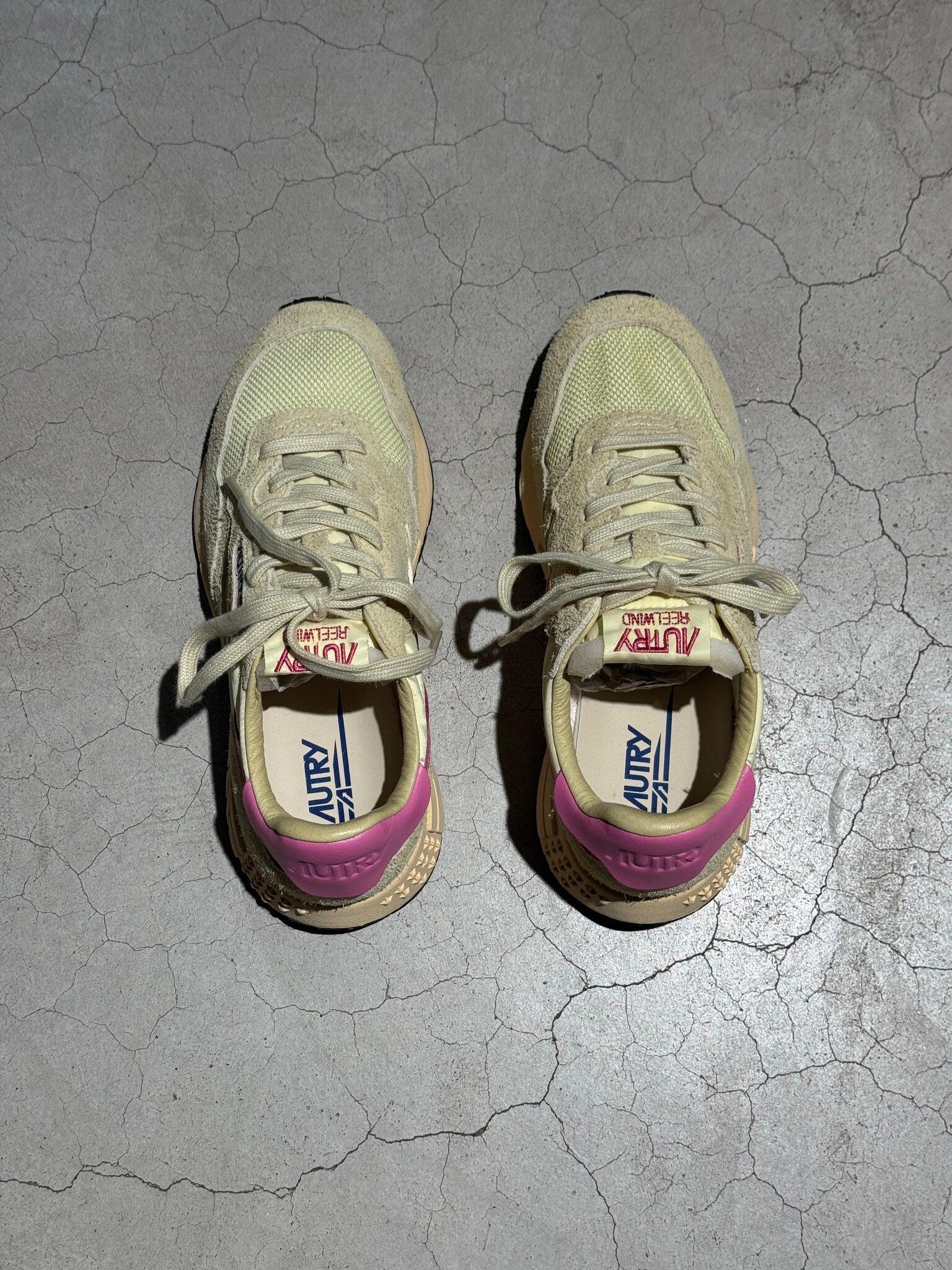 Autry Reelwind low UT41 Suede/net straw/chrose