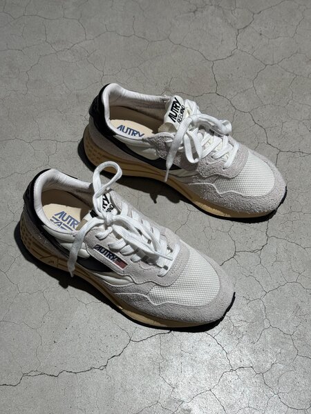 Autry Reelwind low UT50  Suede/net wht/blk