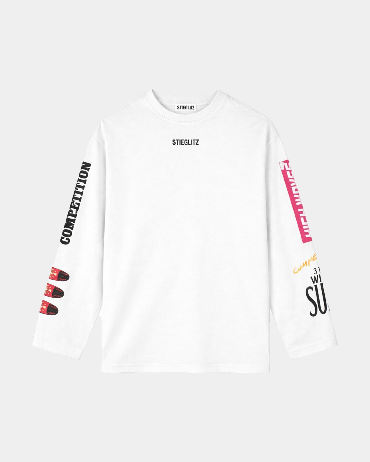 Stieglitz Monica wide skate longsleeve White