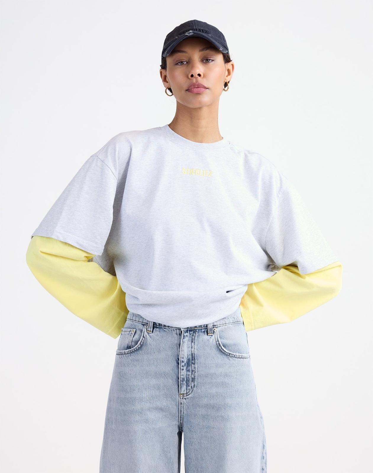 Stieglitz Stan skate double longsleeve Yellow