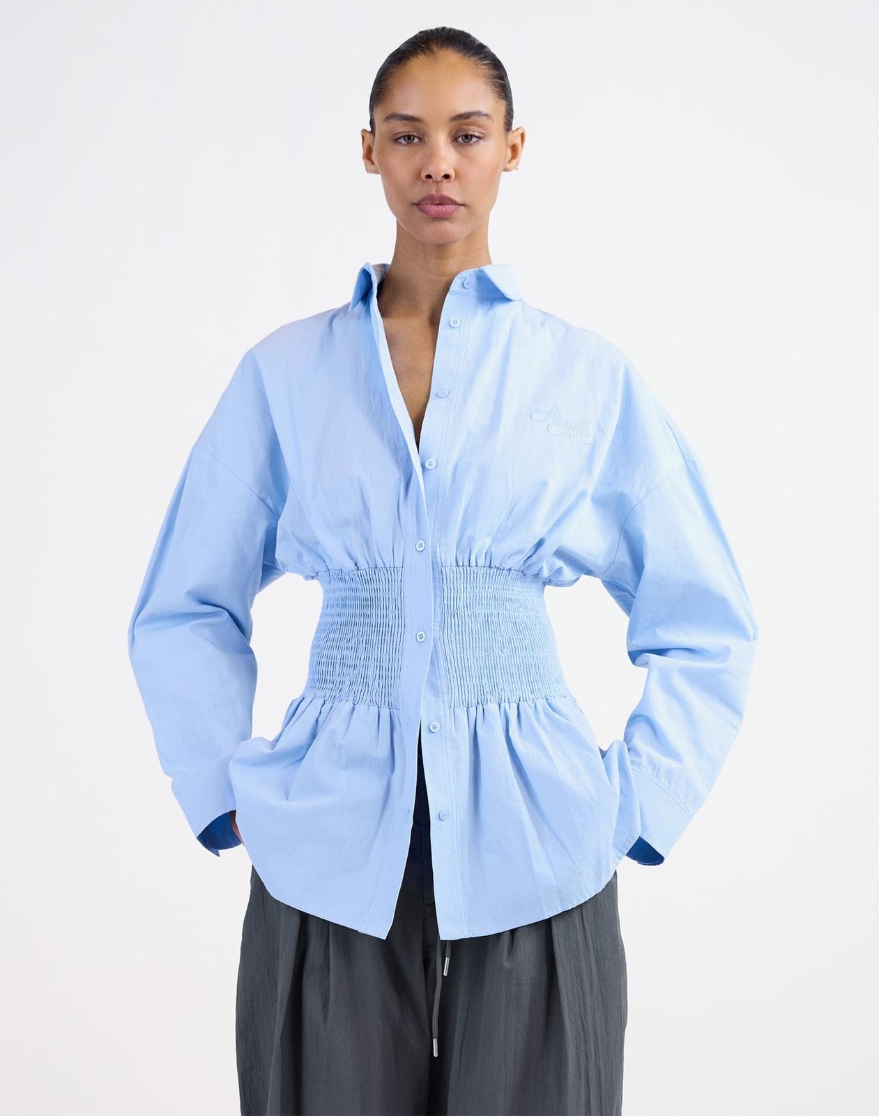 Stieglitz Amanda smock blouse Blue