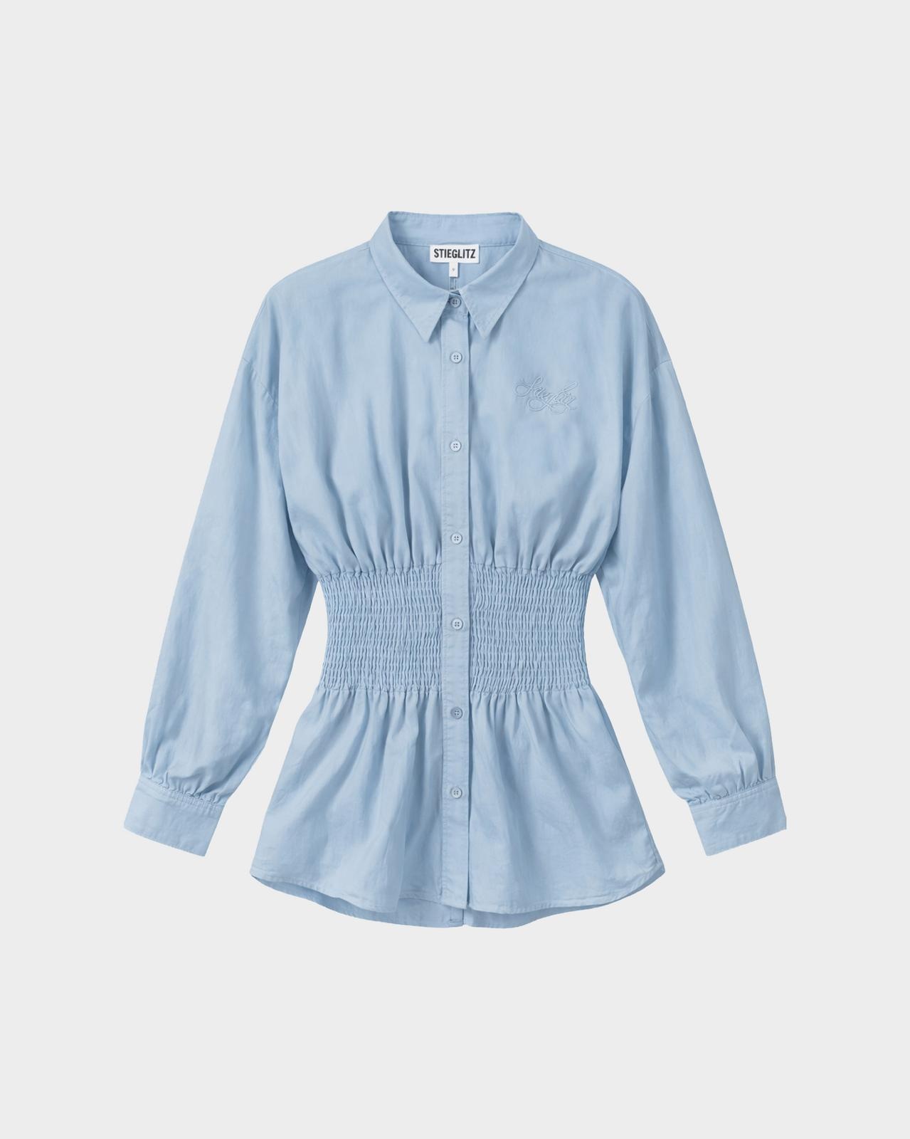 Stieglitz Amanda smock blouse Blue