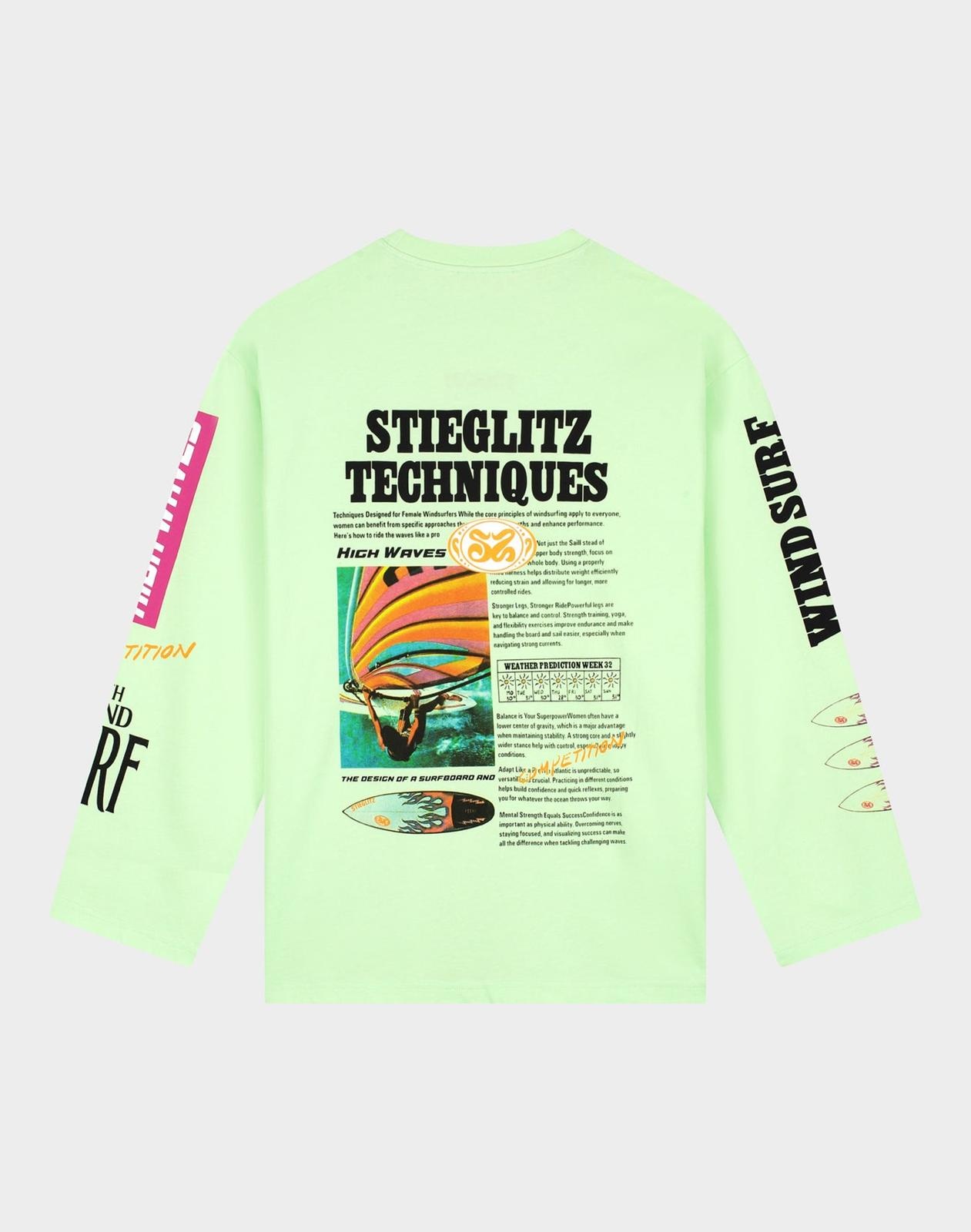 Stieglitz Monica wide skate longsleeve Green