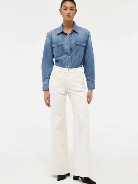 Neuw Eva wide jeans White