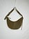 NONA Buckle banana bag XXL Olive suede