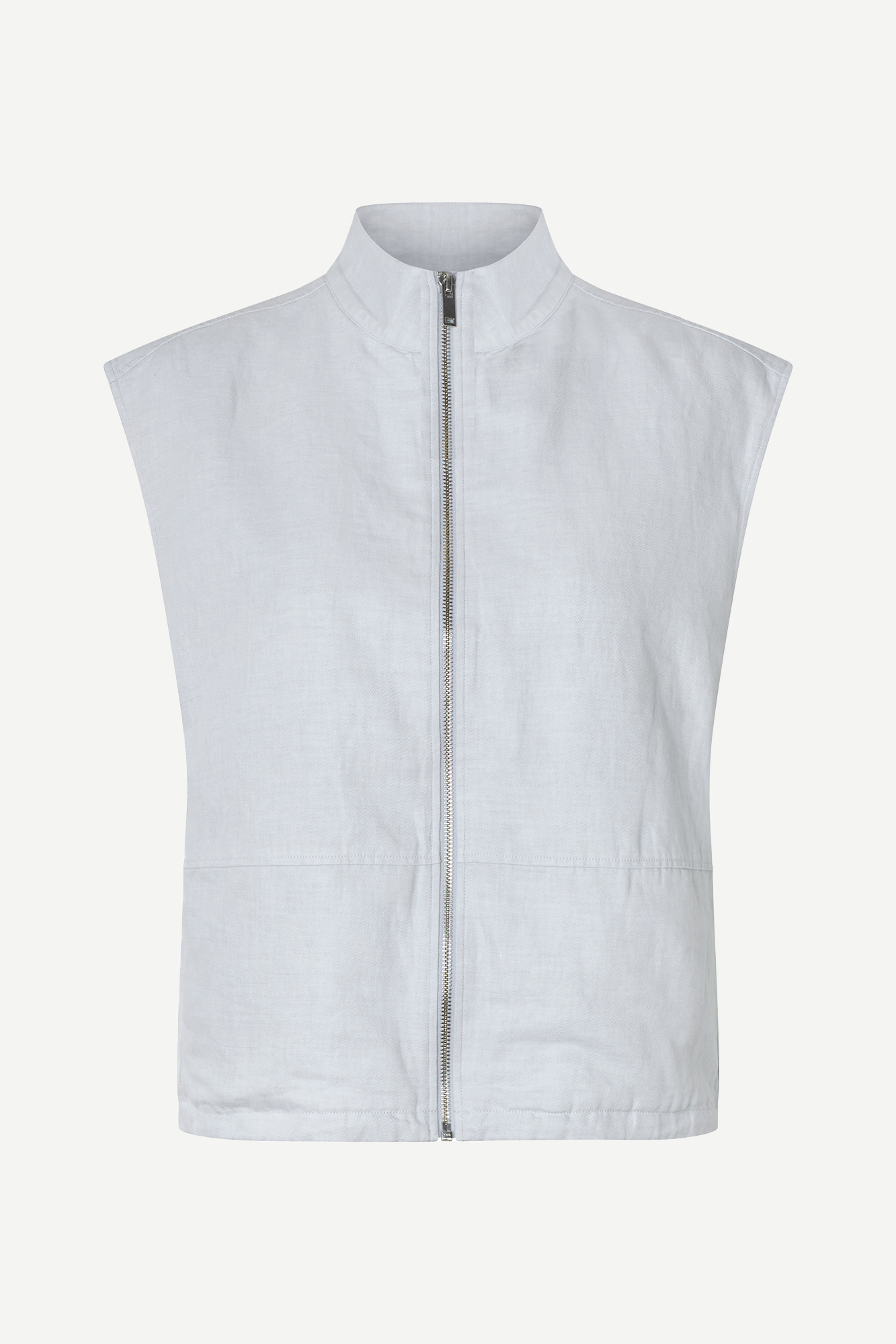 Samsoe Samsoe Sakaila vest Gray dawn mel.