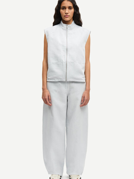 Samsoe Samsoe Sakaila vest Gray dawn mel.