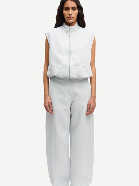 Samsoe Samsoe Saroko trousers Gray dawn mel.