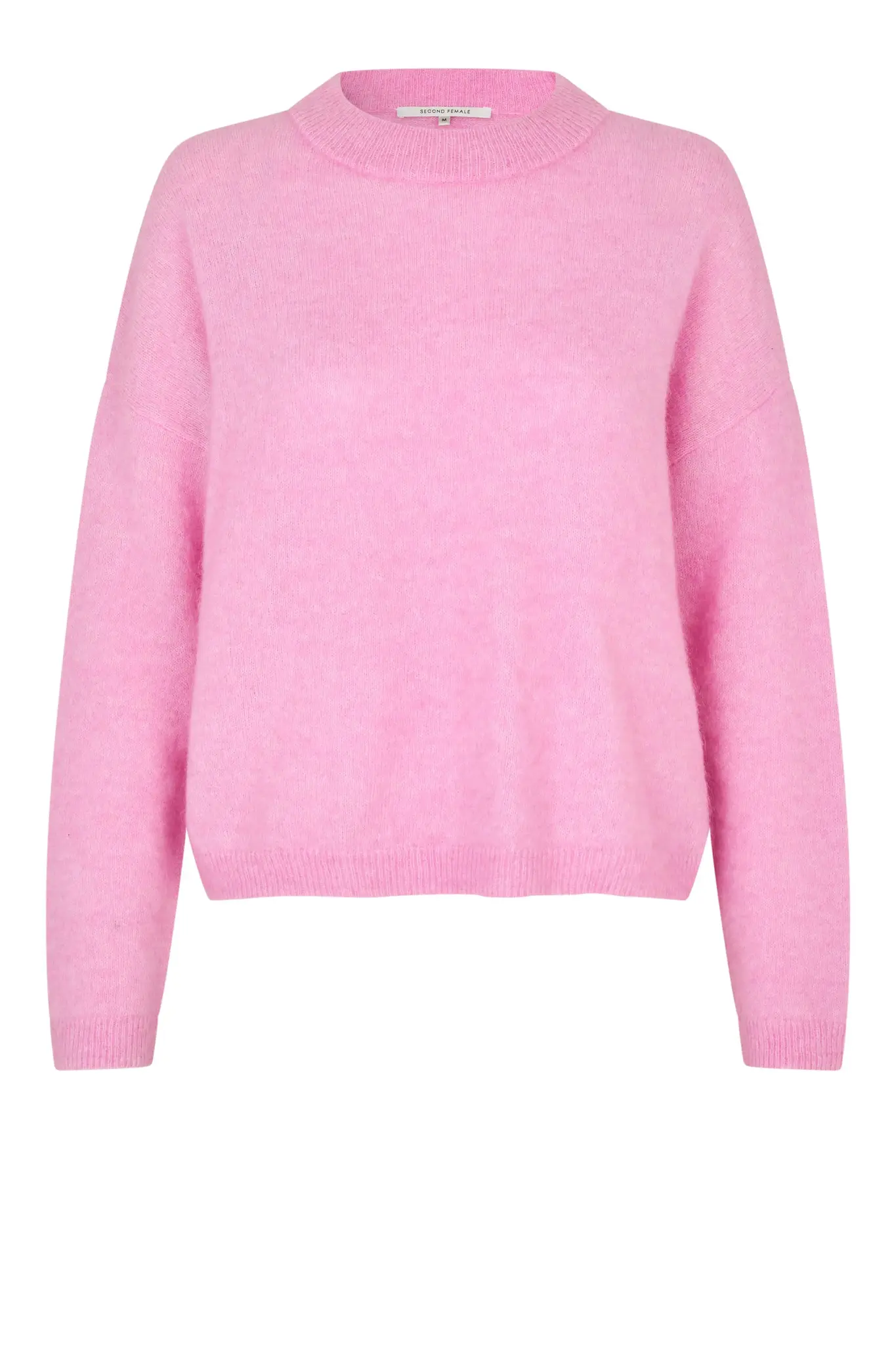 Second Female Bruuk knit O-neck Lilac chiffon