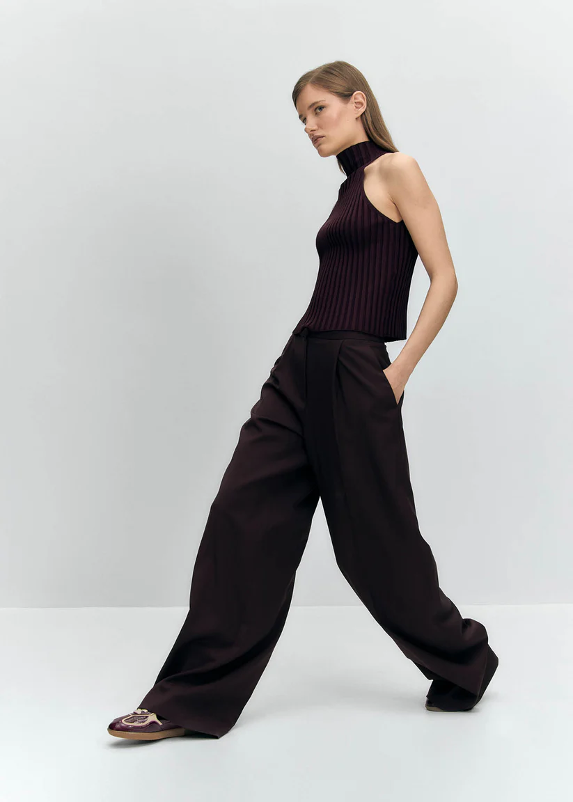 Alohas Tb.490 club patent Deep burgundy leather sneakers