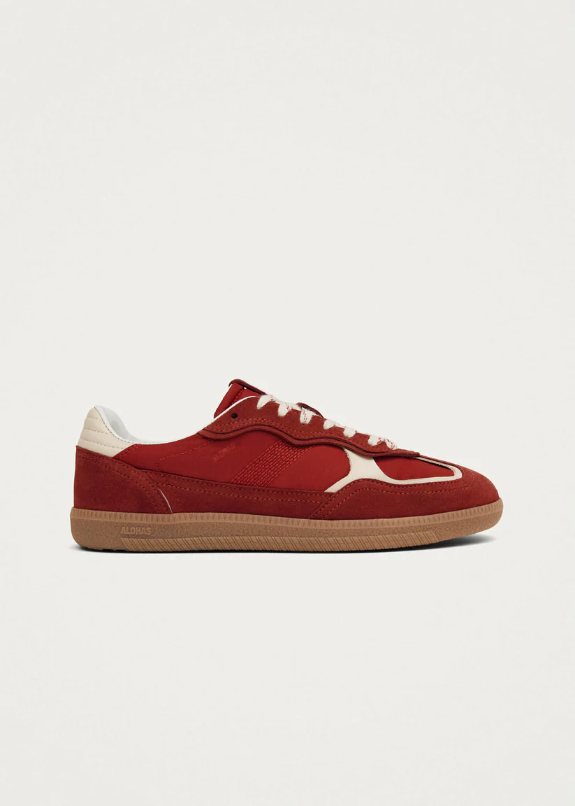 Alohas Tb. 490 Rife Sheen red leather sneakers