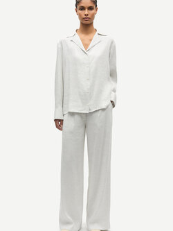 Samsoe Samsoe Saiben shirt Light grey mel.