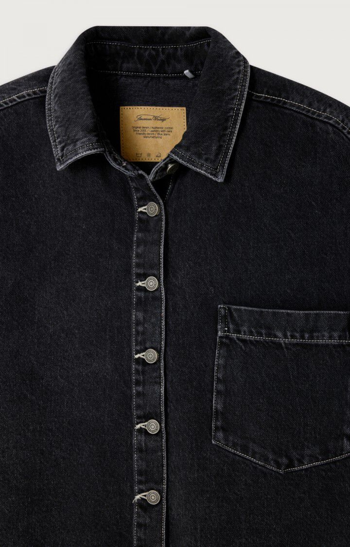 American Vintage YOP06D gilet Black vintage