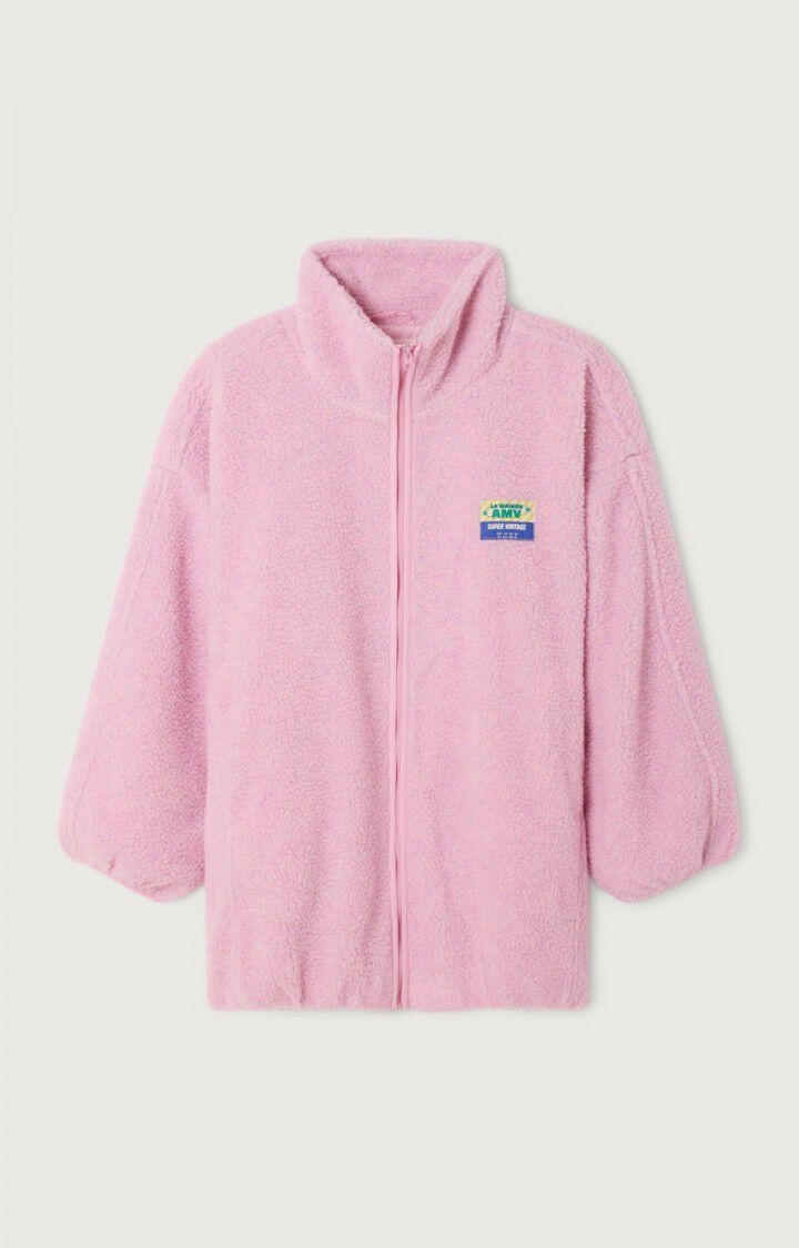 American Vintage HOK17A Oversized vest Dragee chine