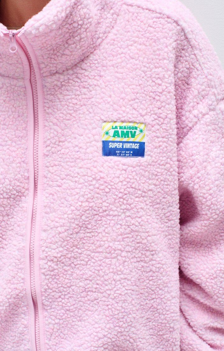 American Vintage HOK17A Oversized vest Dragee chine