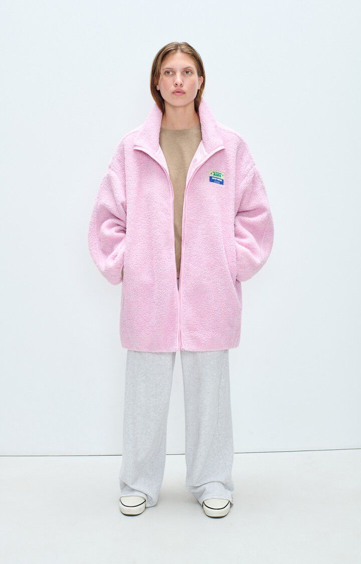 American Vintage HOK17A Oversized vest Dragee chine