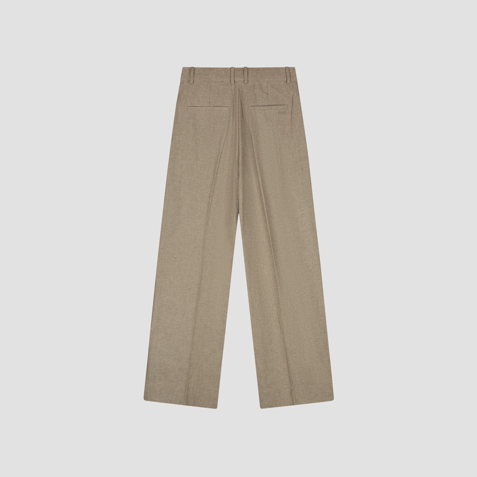 OLAF Linen tailored trousers Taupe