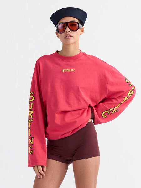 Stieglitz Safira wide skate longsleeve Red