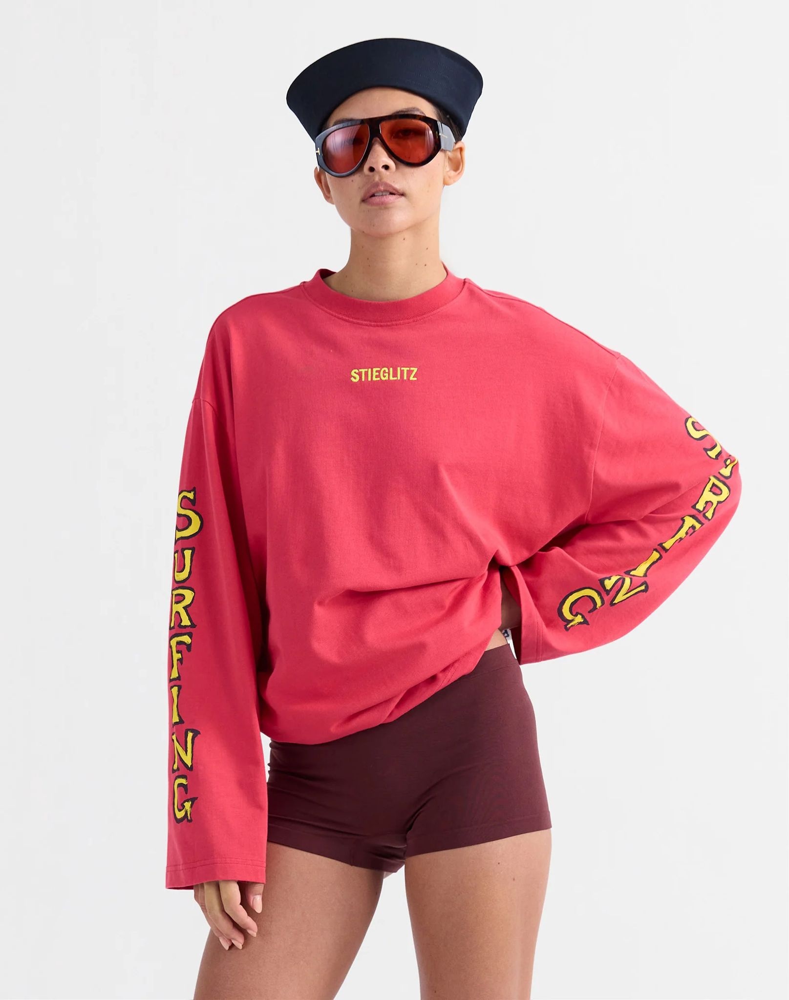 Stieglitz Safira wide skate longsleeve Red