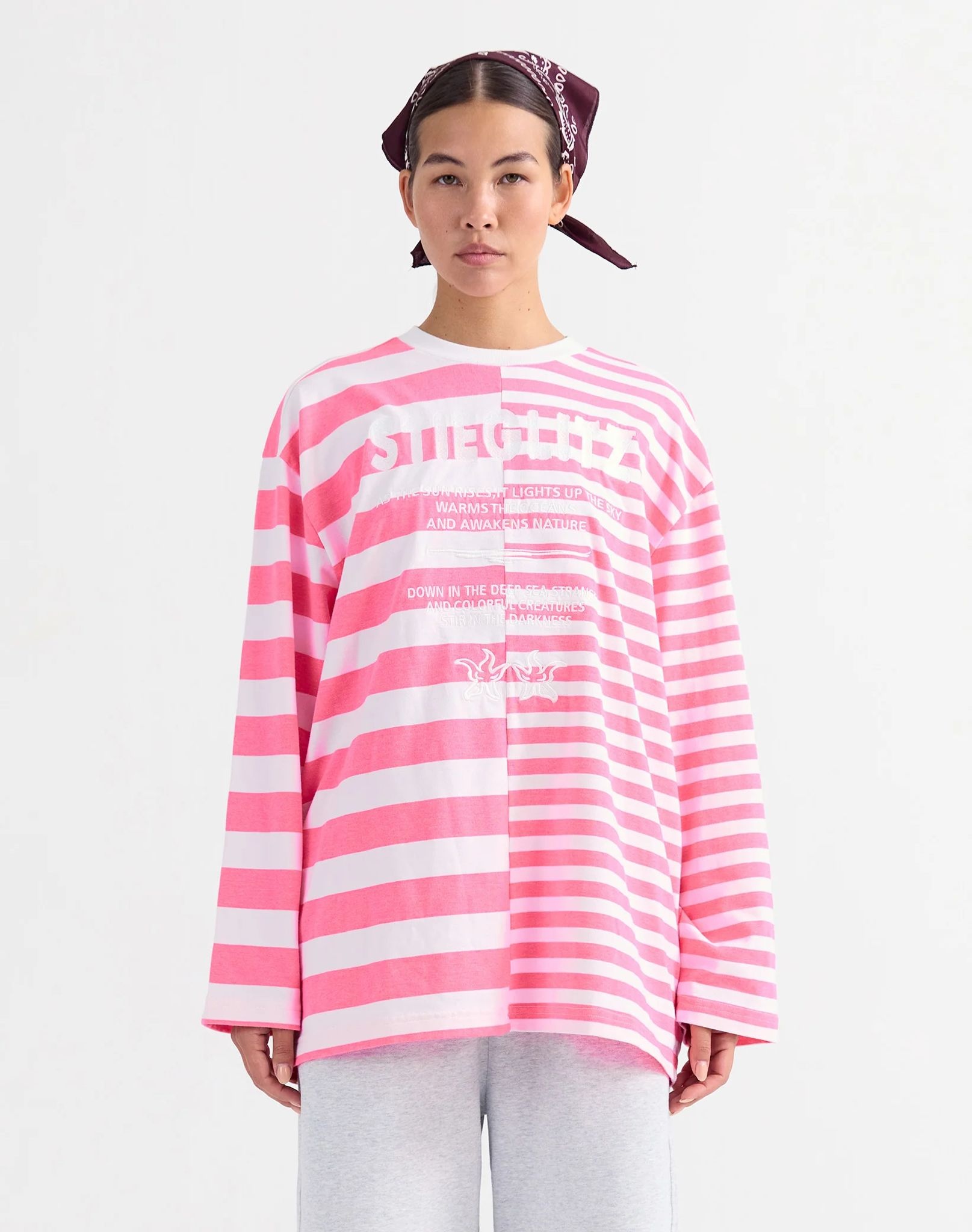 Stieglitz Tacito wide skate longsleeve Pink