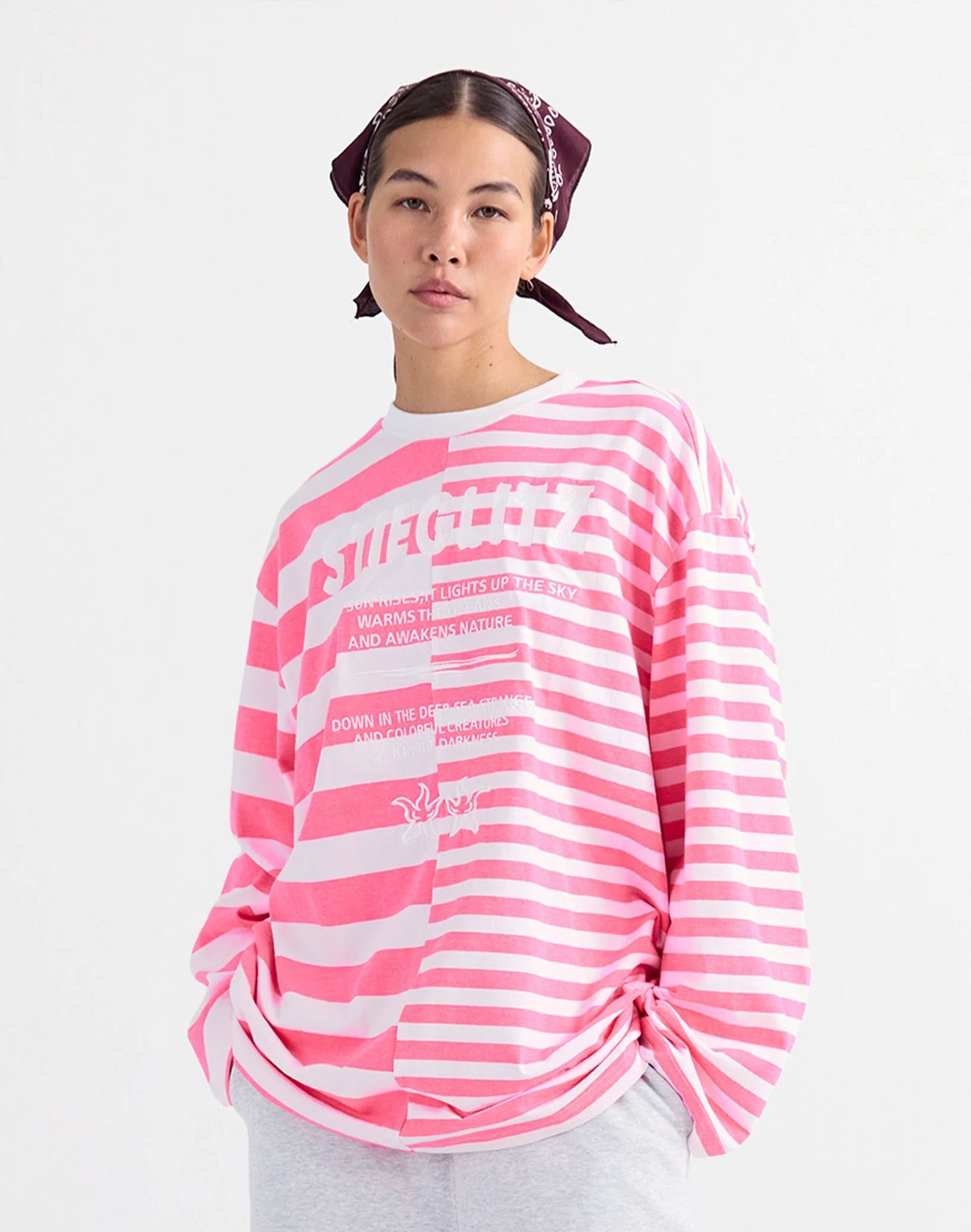 Stieglitz Tacito wide skate longsleeve Pink