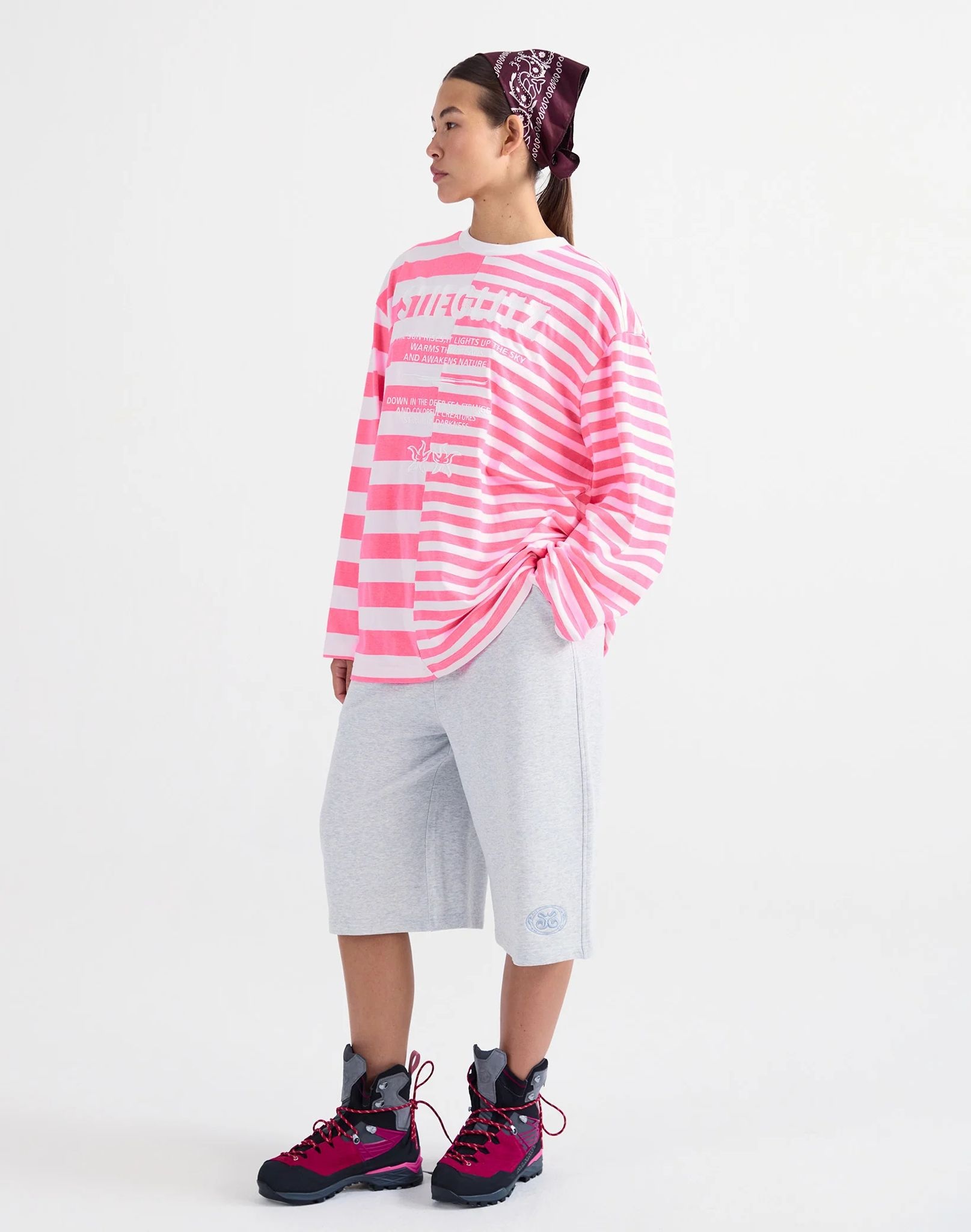 Stieglitz Tacito wide skate longsleeve Pink