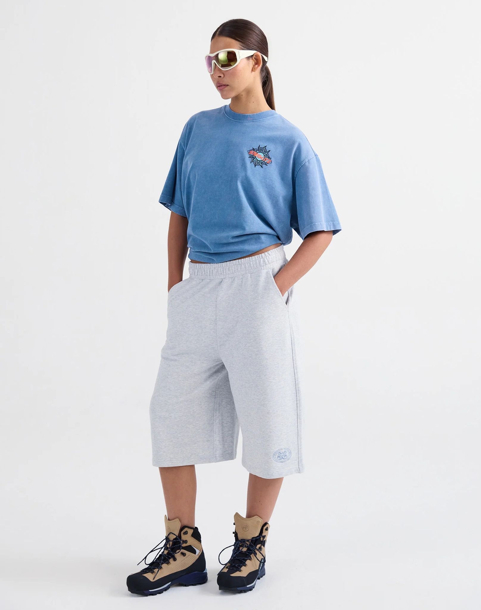 Stieglitz Kayo shorts Melange grey