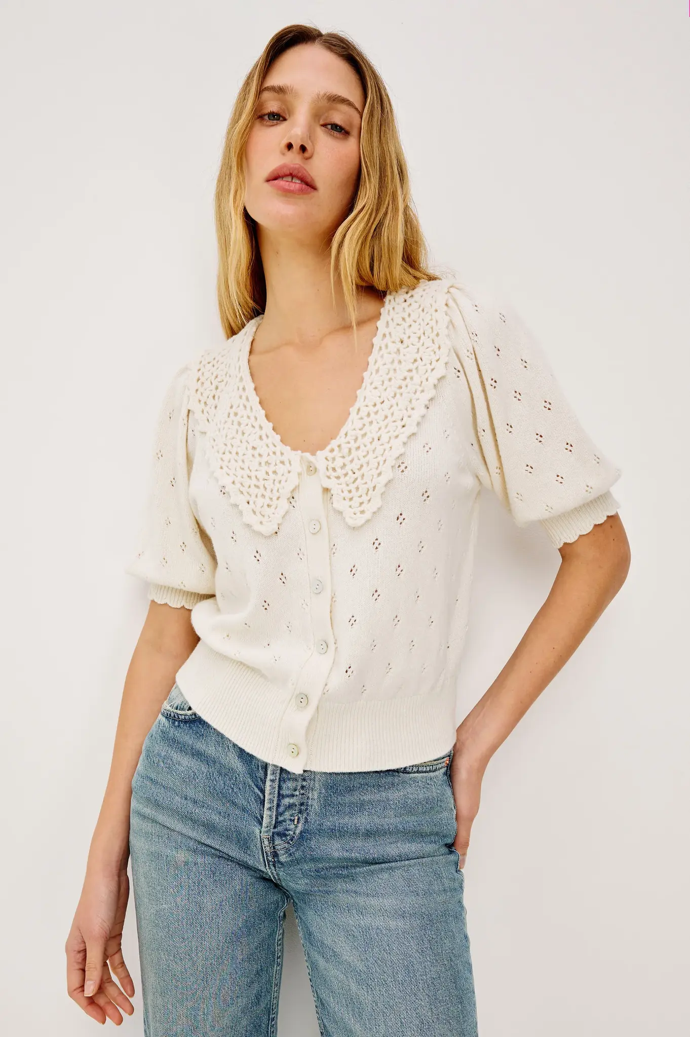 Rails Mindy top Ivory