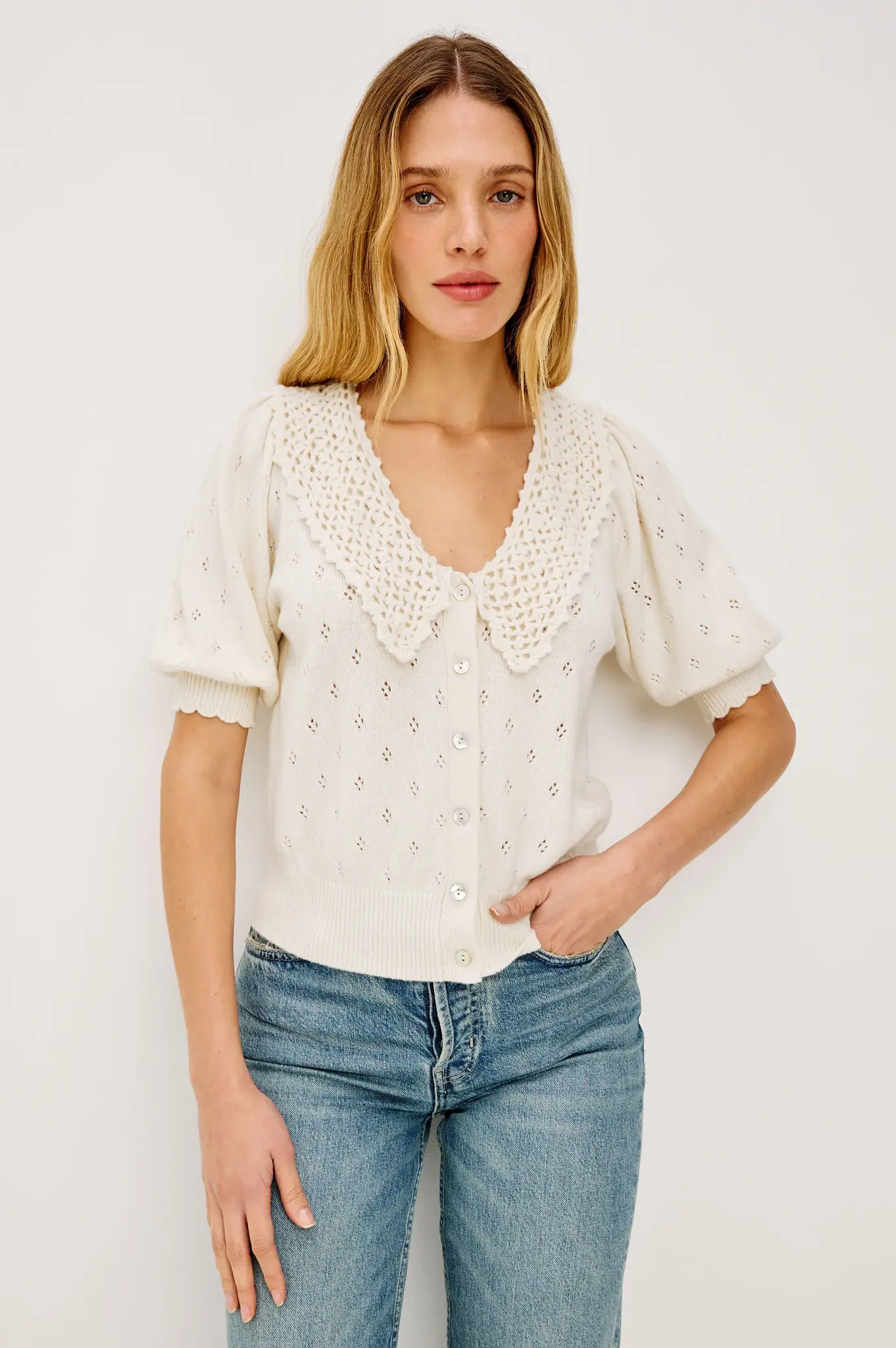 Rails Mindy top Ivory