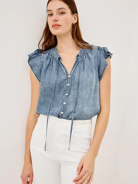 Rails Aviva blouse Blue ridge