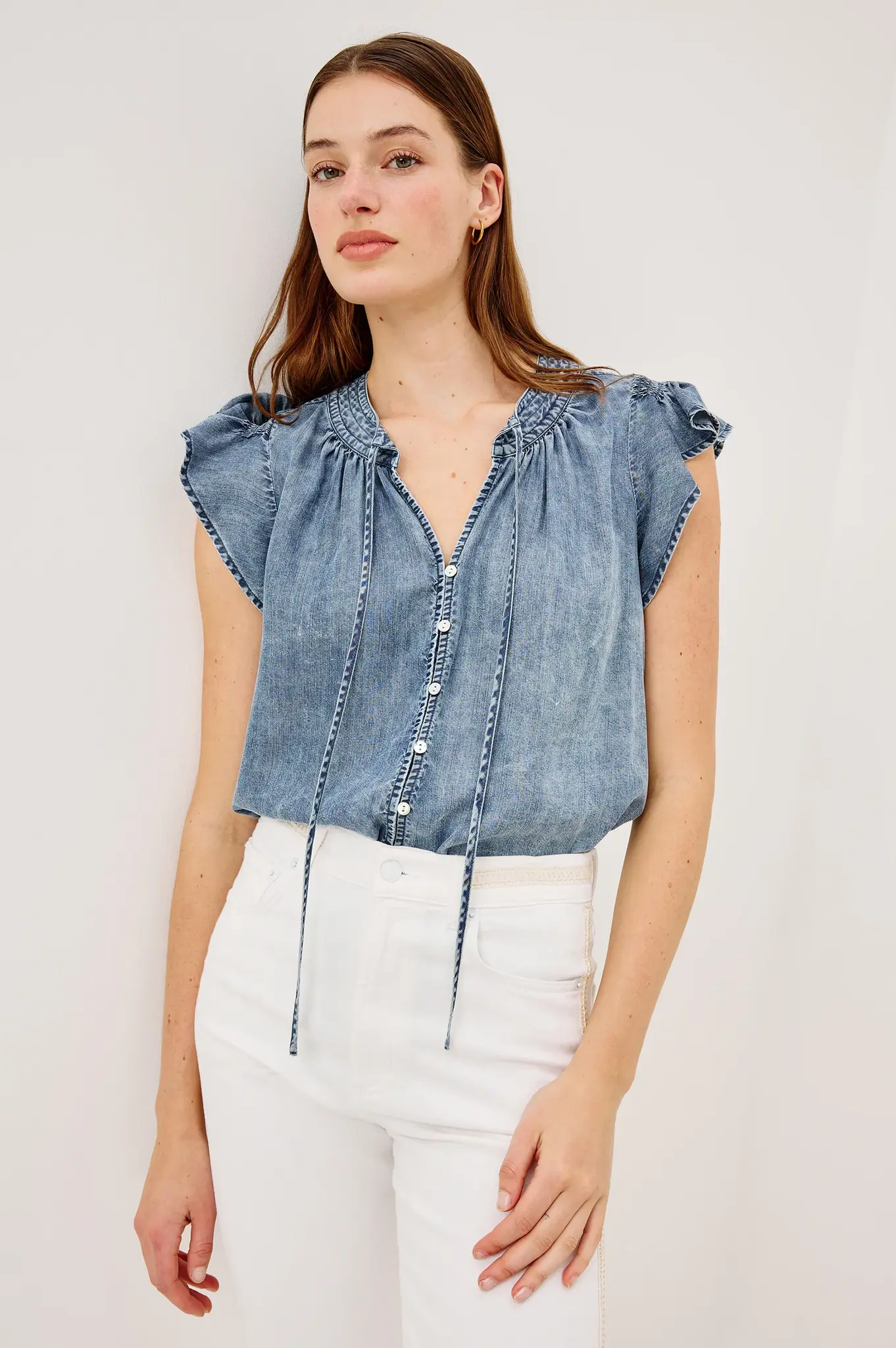 Rails Aviva blouse Blue ridge