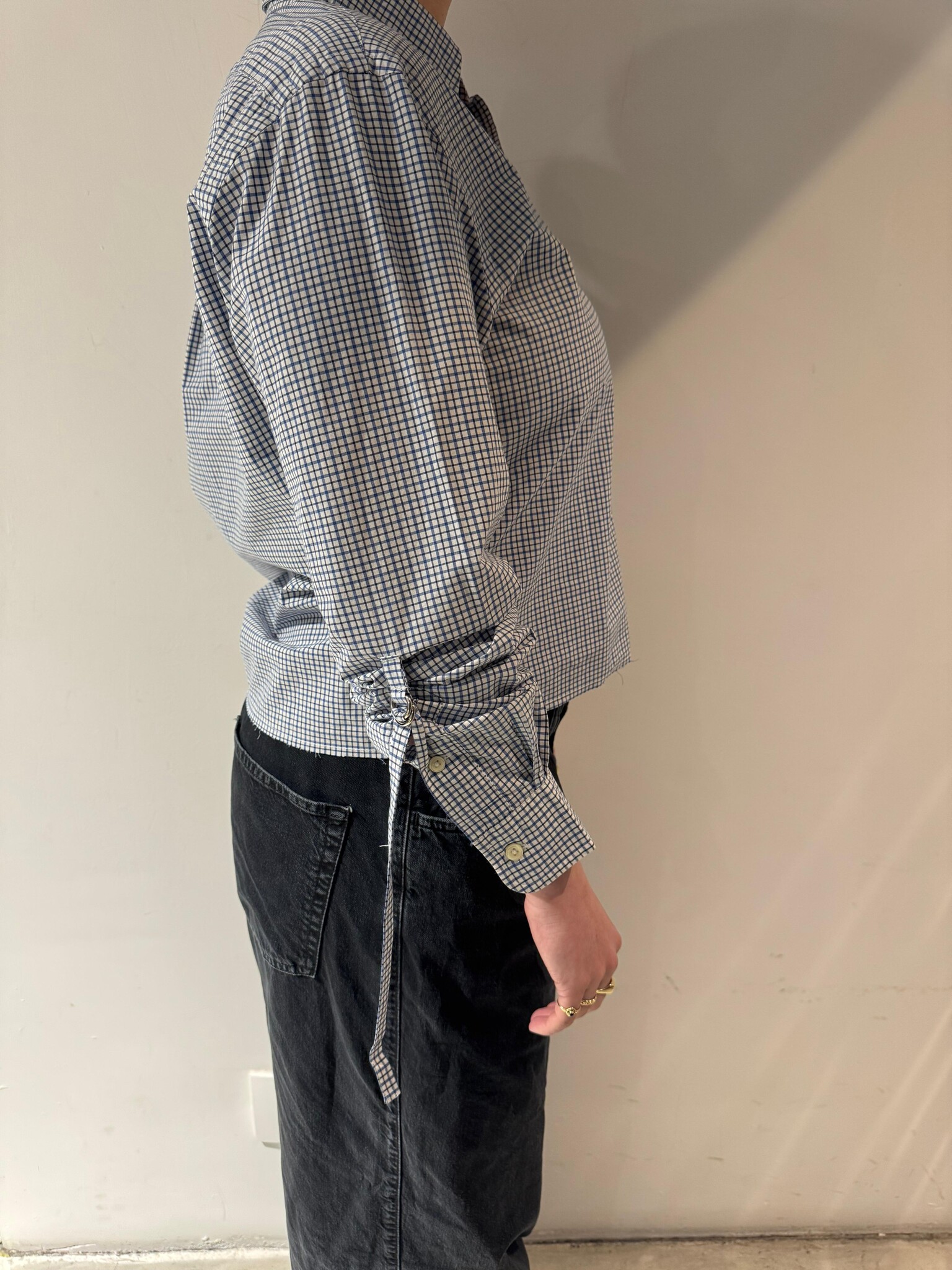 1/OFF Shirt cut off Blue