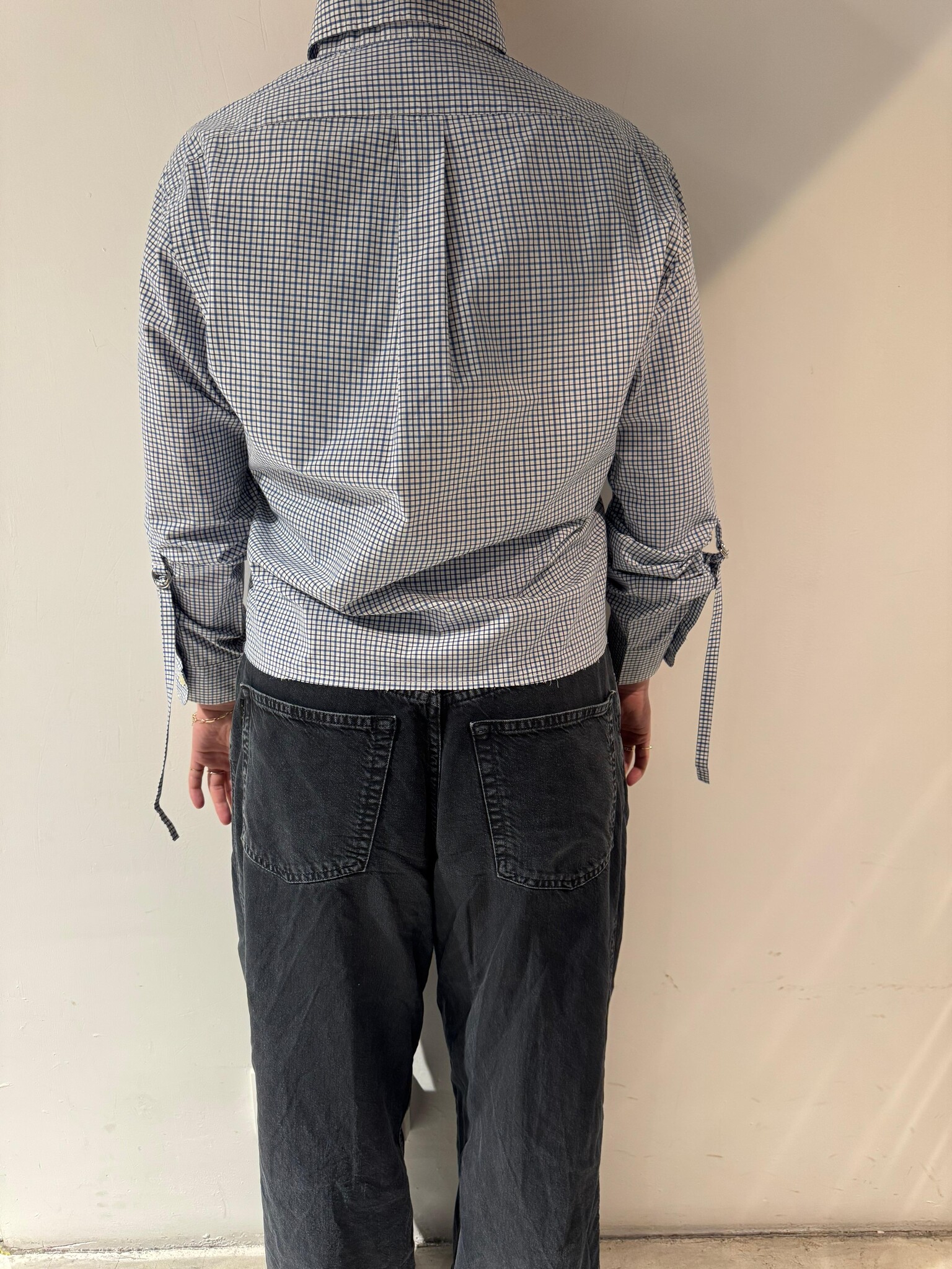 1/OFF Shirt cut off Blue