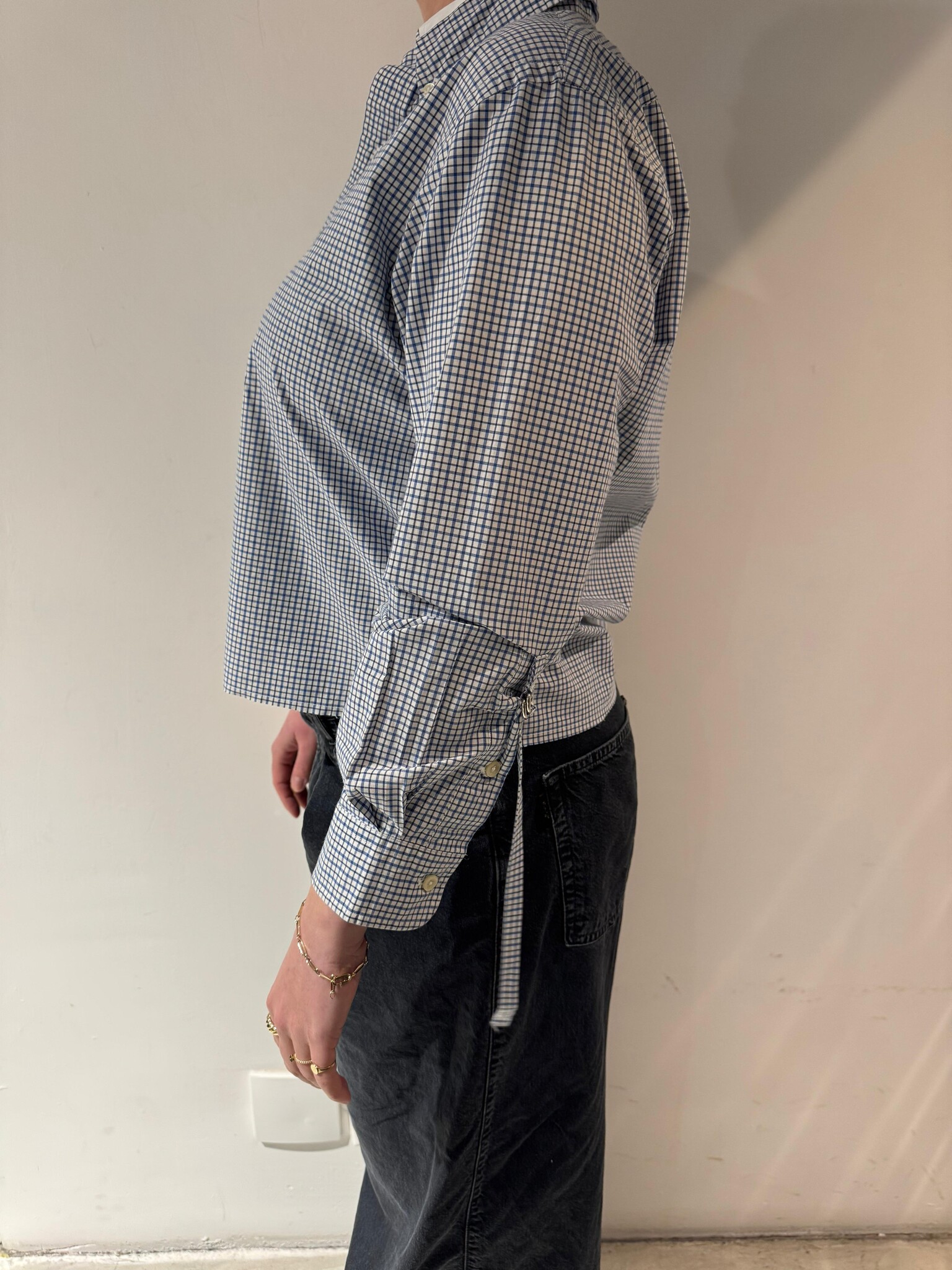 1/OFF Shirt cut off Blue