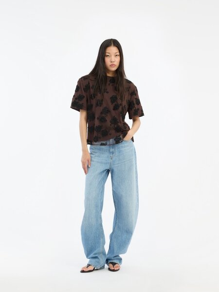 ROTATE Beaded oversized top Molé comb