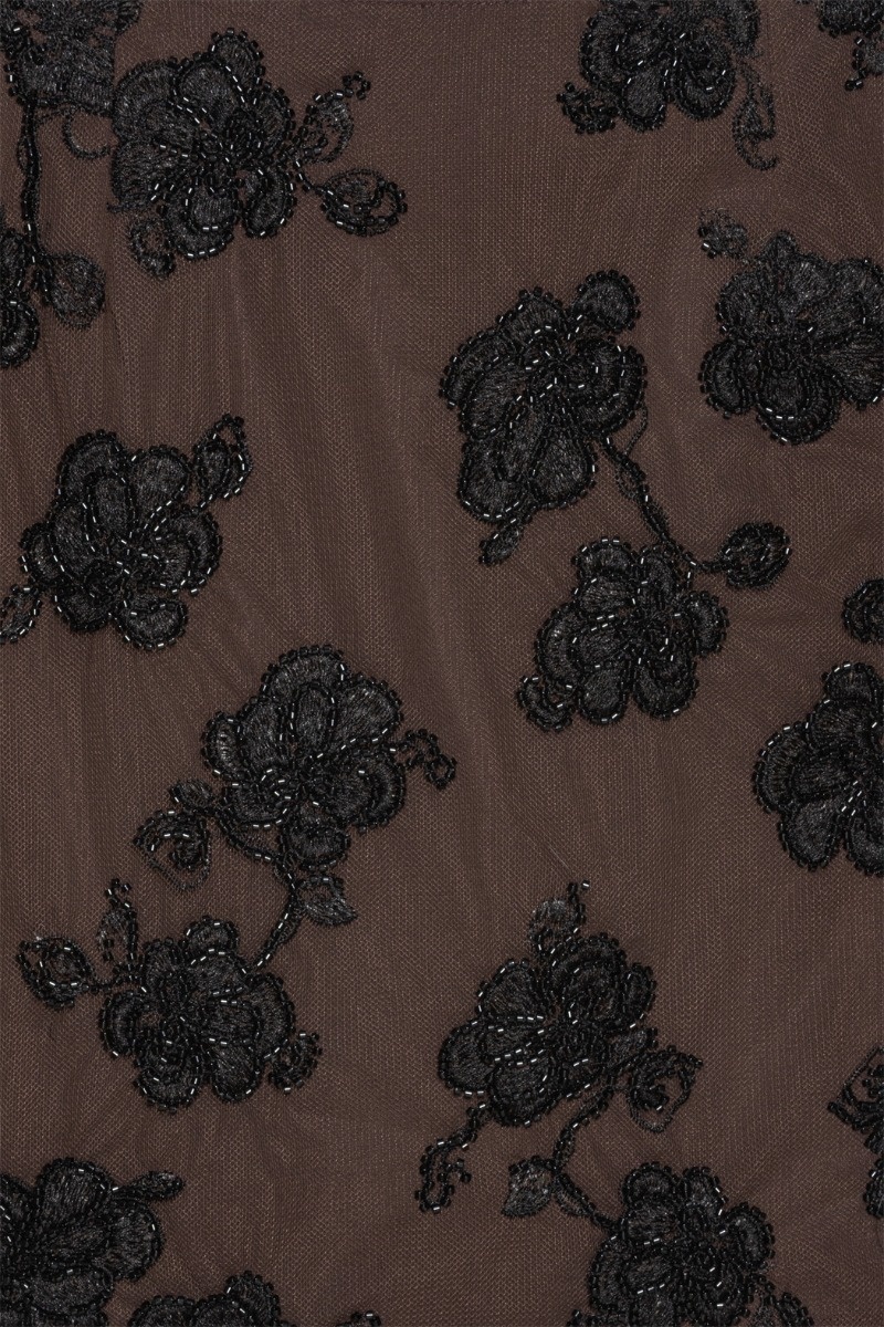 ROTATE Beaded mini skirt Molé comb