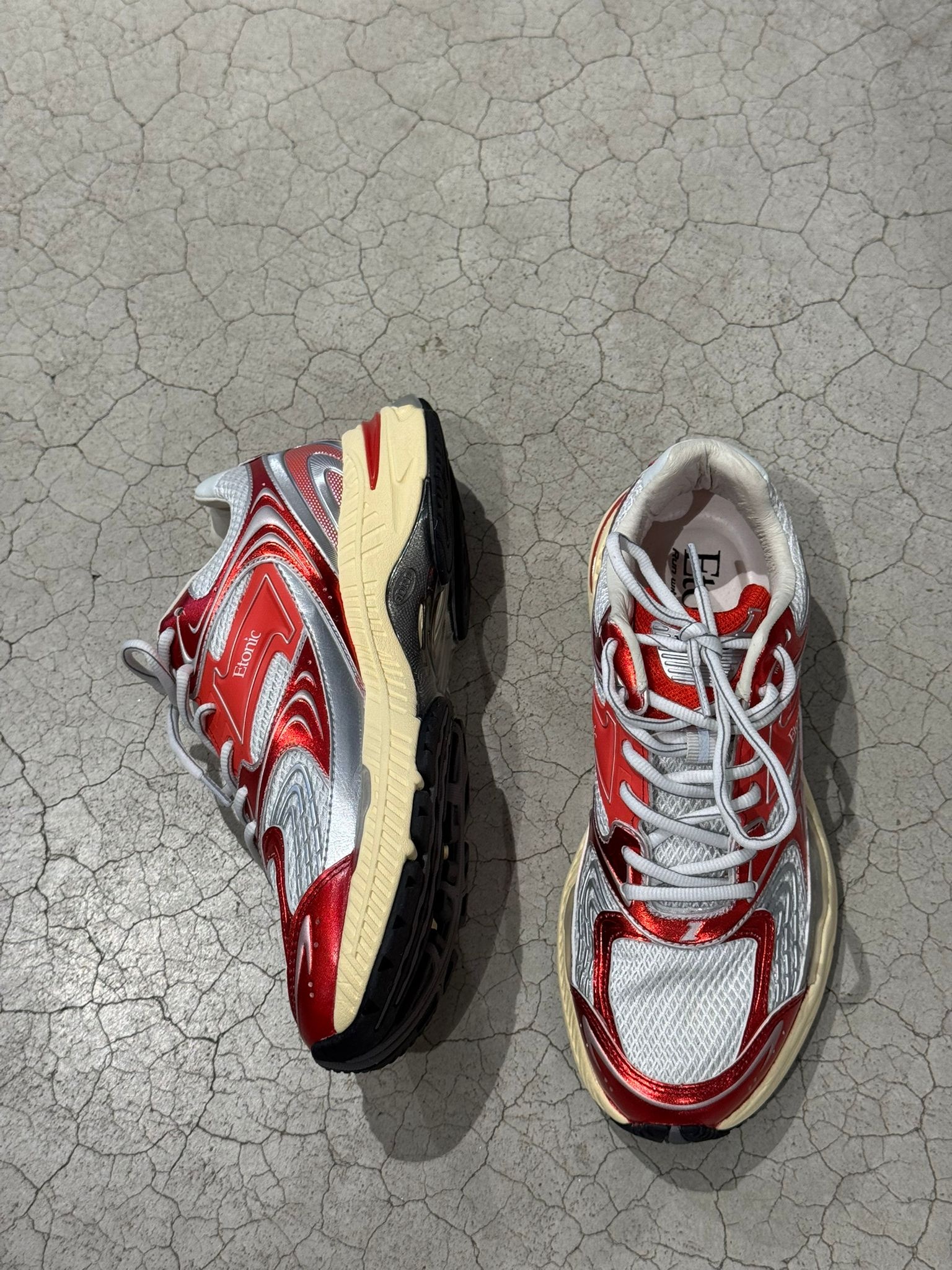 Etonic Evolution metallic sneaker Glazed cherry